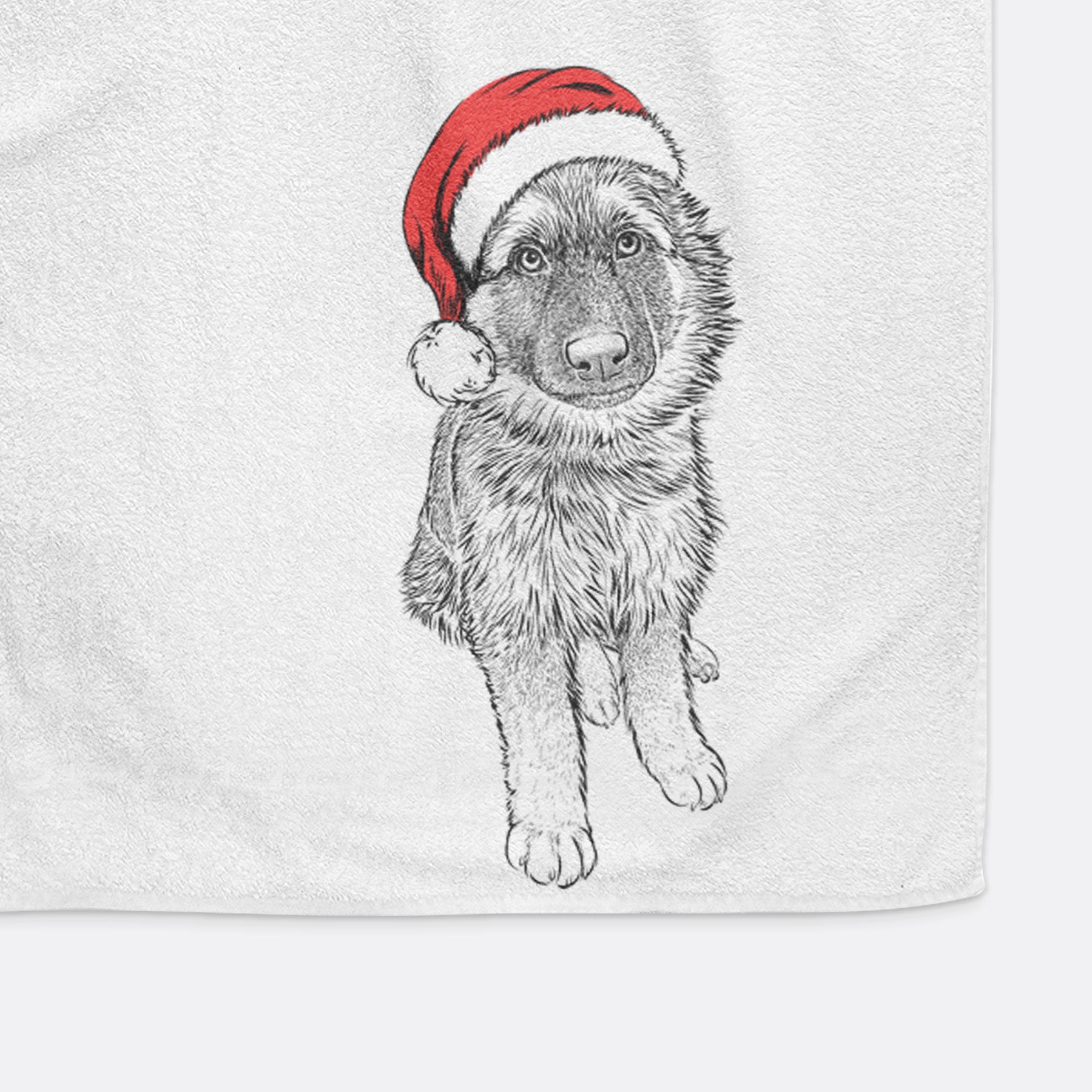 Kuyo the German Shepherd Decorative Hand Towel