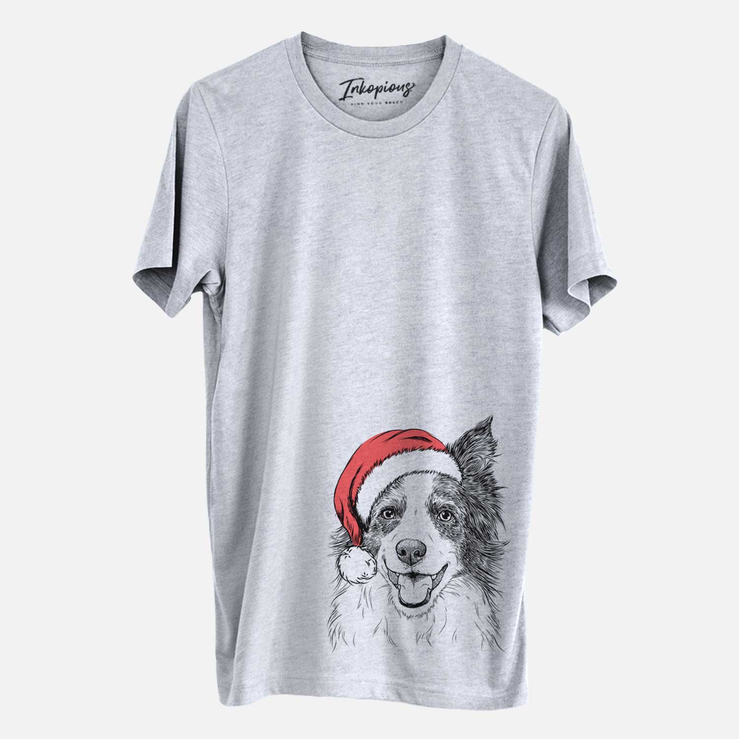 Santa Kylee the Border Collie - Unisex Crewneck