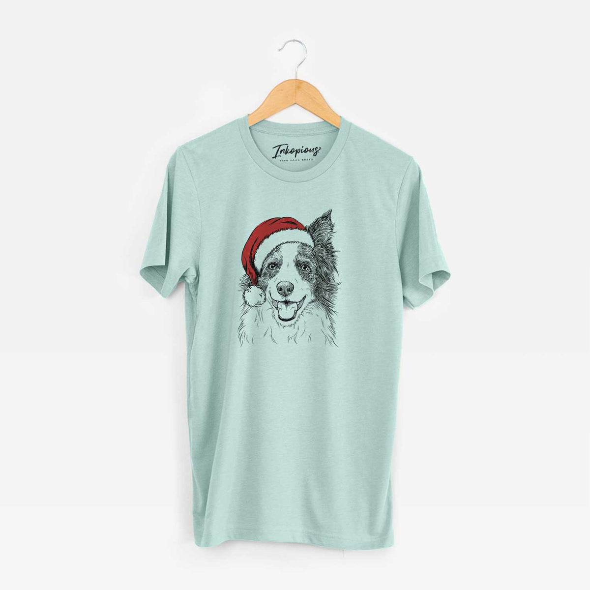 Santa Kylee the Border Collie - Unisex Crewneck