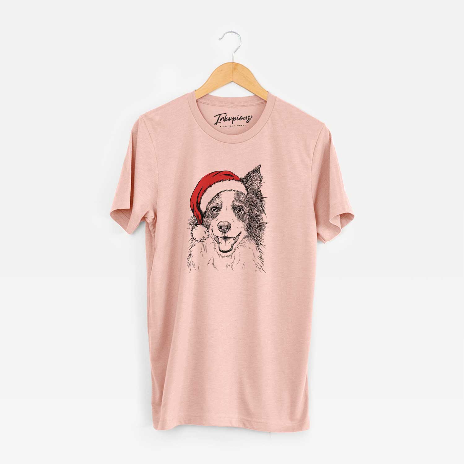 Santa Kylee the Border Collie - Unisex Crewneck