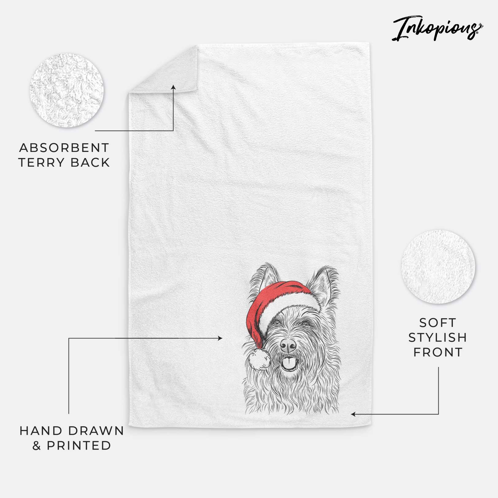 Kyros the Berger Picard Decorative Hand Towel