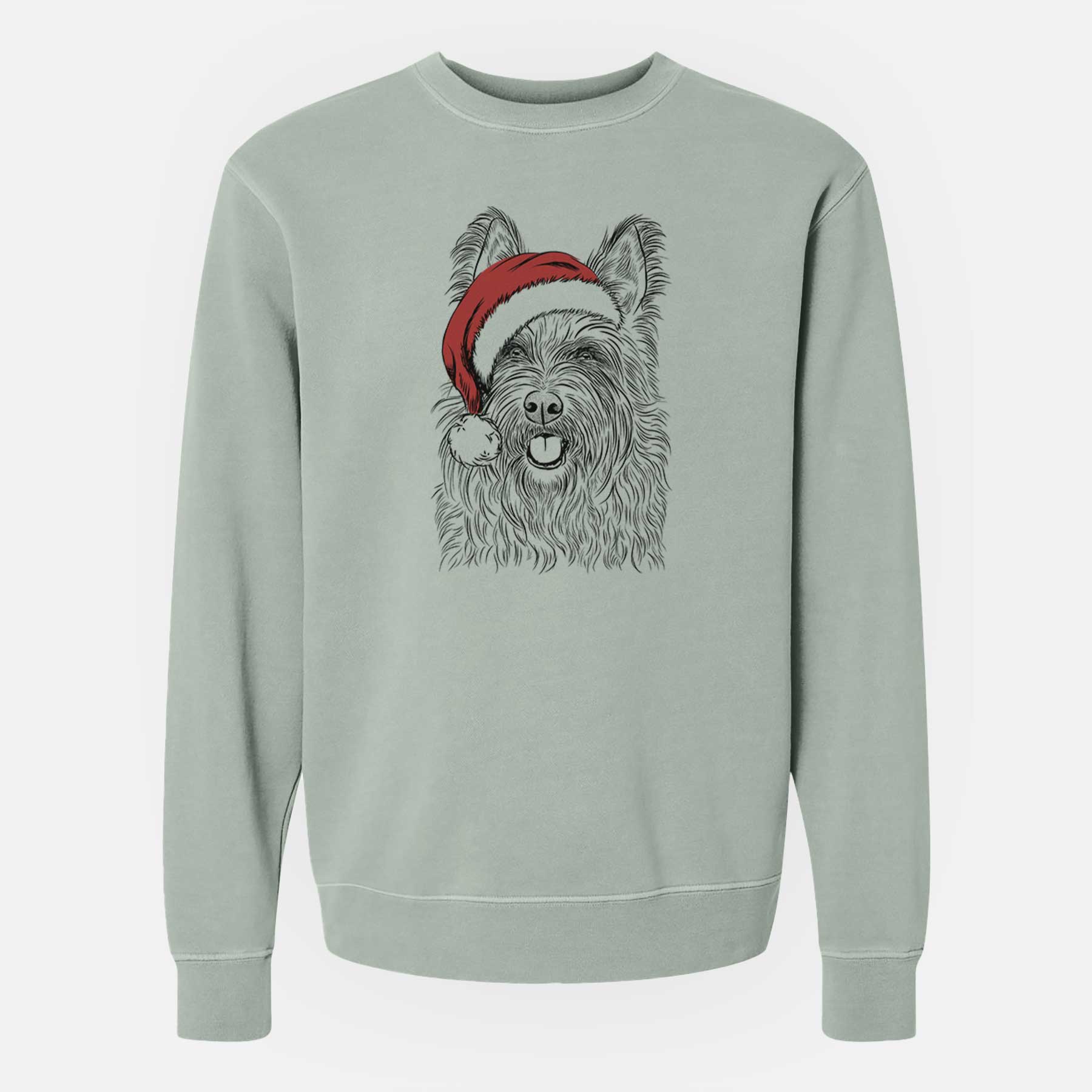 Santa Kyros the Berger Picard - Unisex Pigment Dyed Crew Sweatshirt