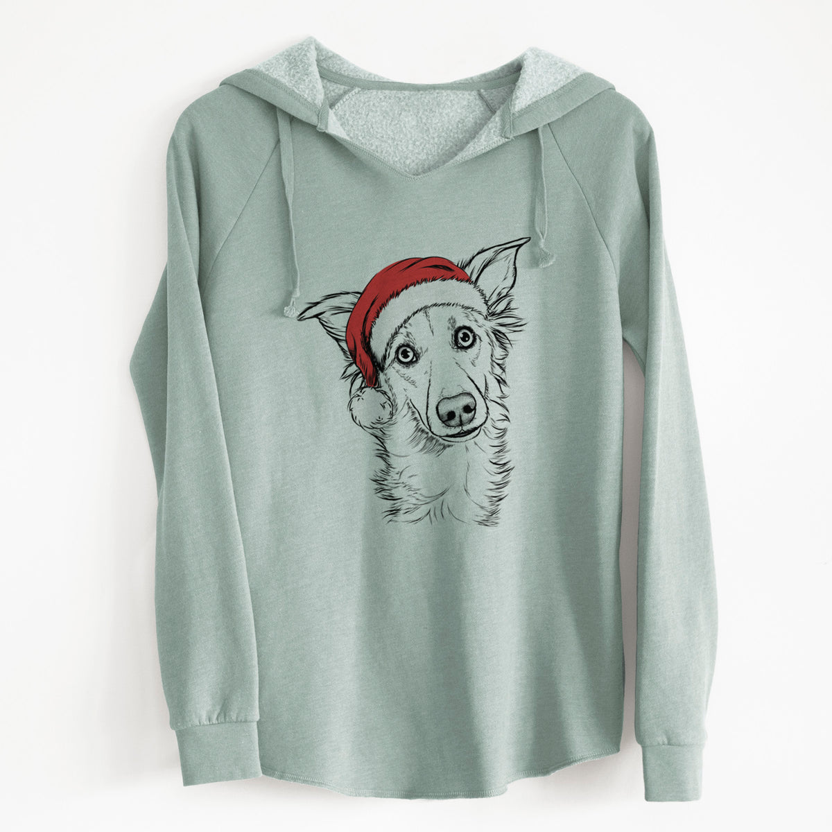Santa Kyu the Windsprite - Cali Wave Hooded Sweatshirt