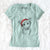 Santa Kyu the Windsprite - Women's V-neck Shirt