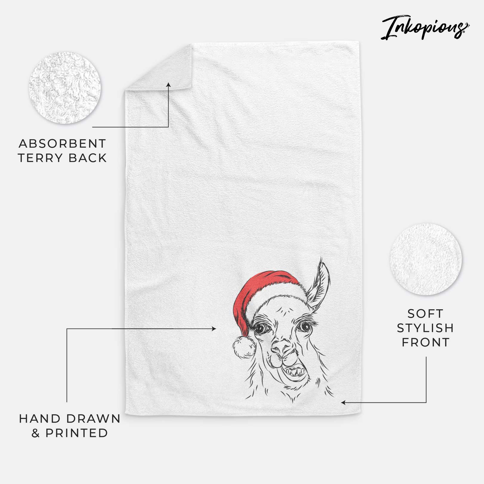 Larry the Llama Decorative Hand Towel