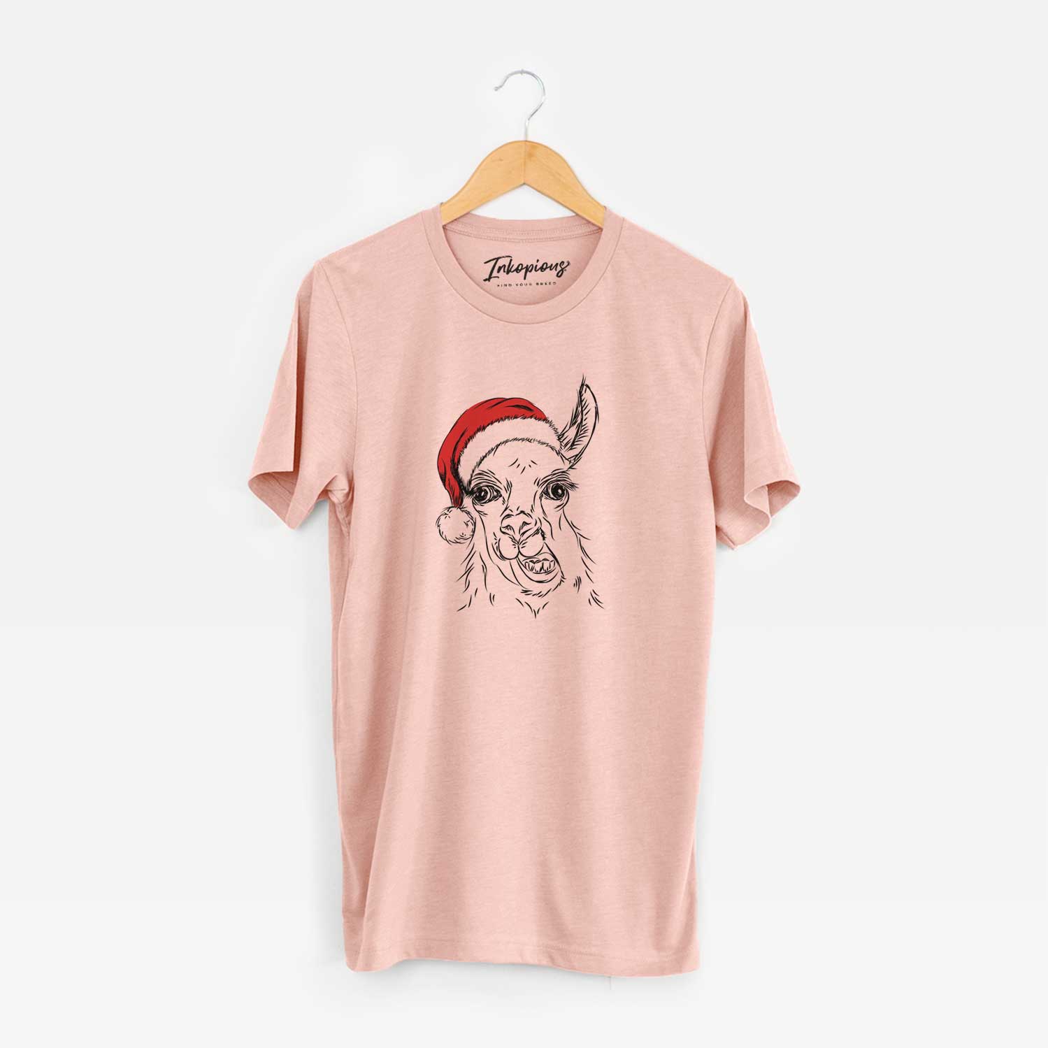 Santa Larry the Llama - Unisex Crewneck