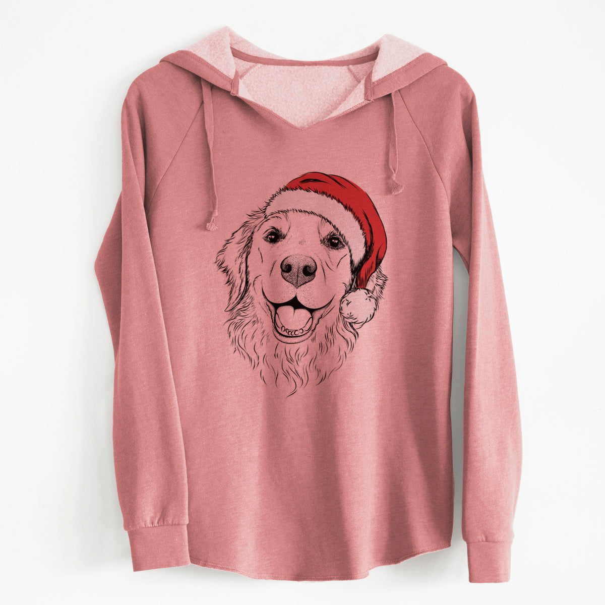 Santa Legend the Golden Retriever - Cali Wave Hooded Sweatshirt
