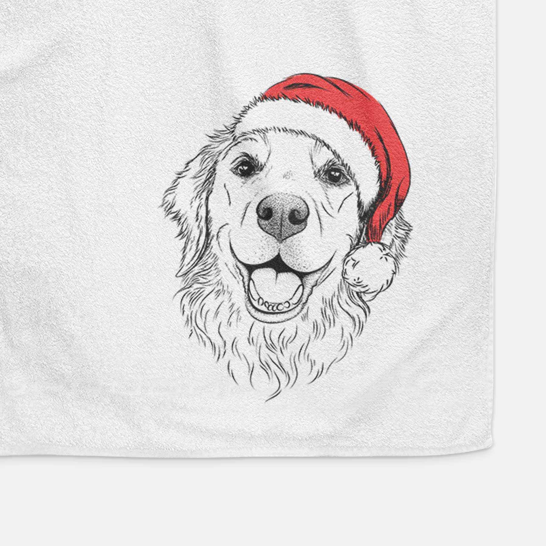 Legend the Golden Retriever Decorative Hand Towel