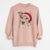 Santa Leia the Mixed Breed - Unisex Pigment Dyed Crew Sweatshirt