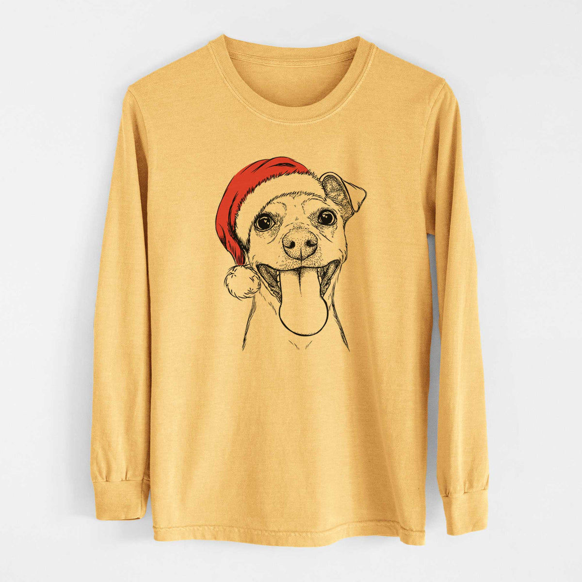 Santa Lemmie the Mixed Breed - Heavyweight 100% Cotton Long Sleeve