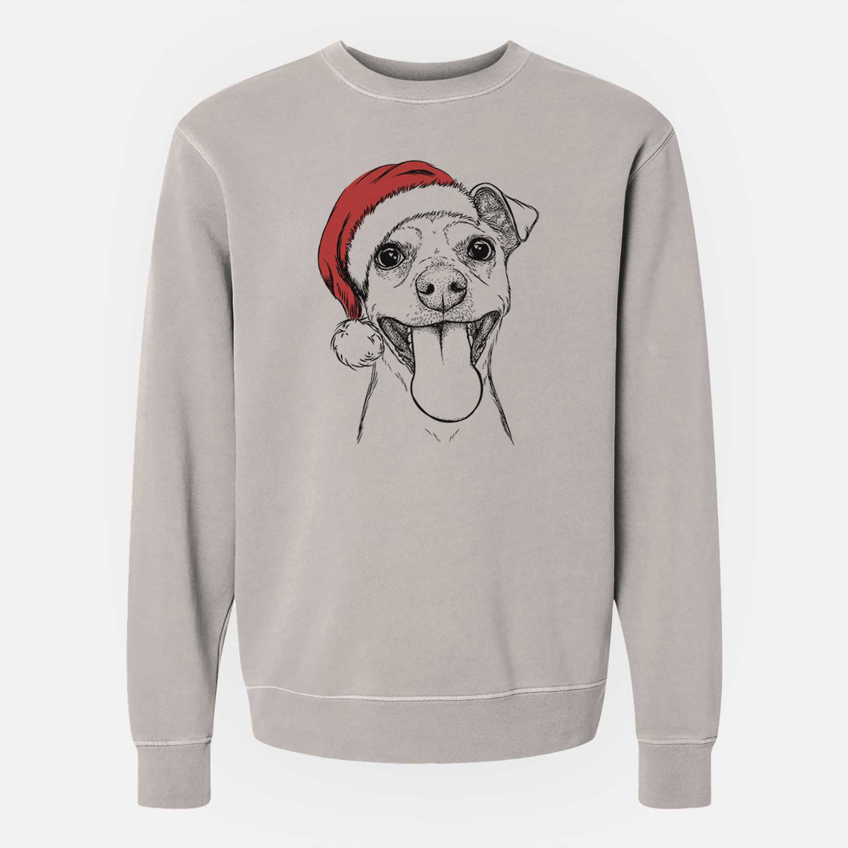 Santa Lemmie the Mixed Breed - Unisex Pigment Dyed Crew Sweatshirt