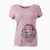 Santa Lenny the Lion - Women's V-neck Shirt