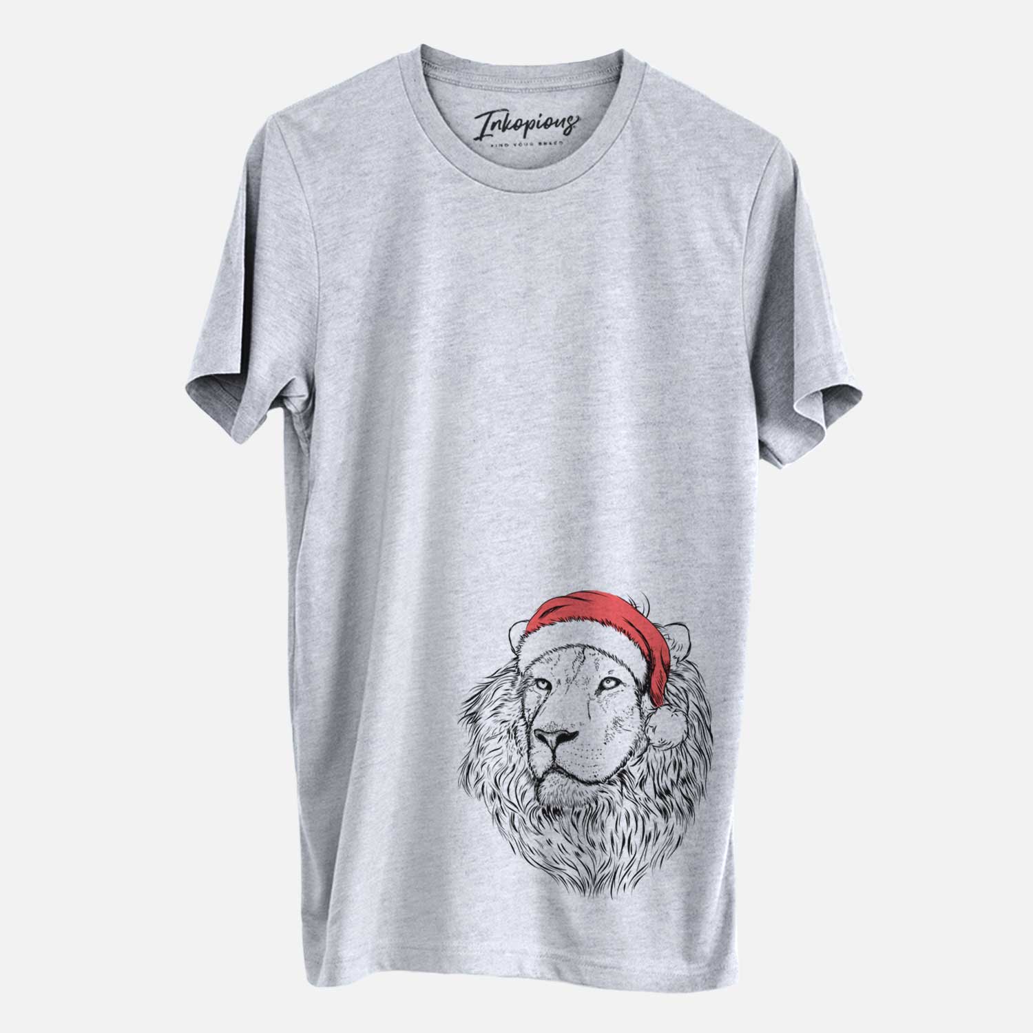 Santa Lenny the Lion - Unisex Crewneck