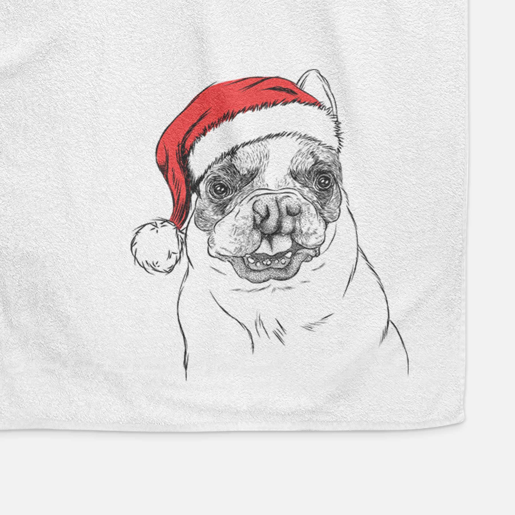 Lentil the French Bulldog Decorative Hand Towel