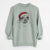 Santa Lentil the French Bulldog - Unisex Pigment Dyed Crew Sweatshirt