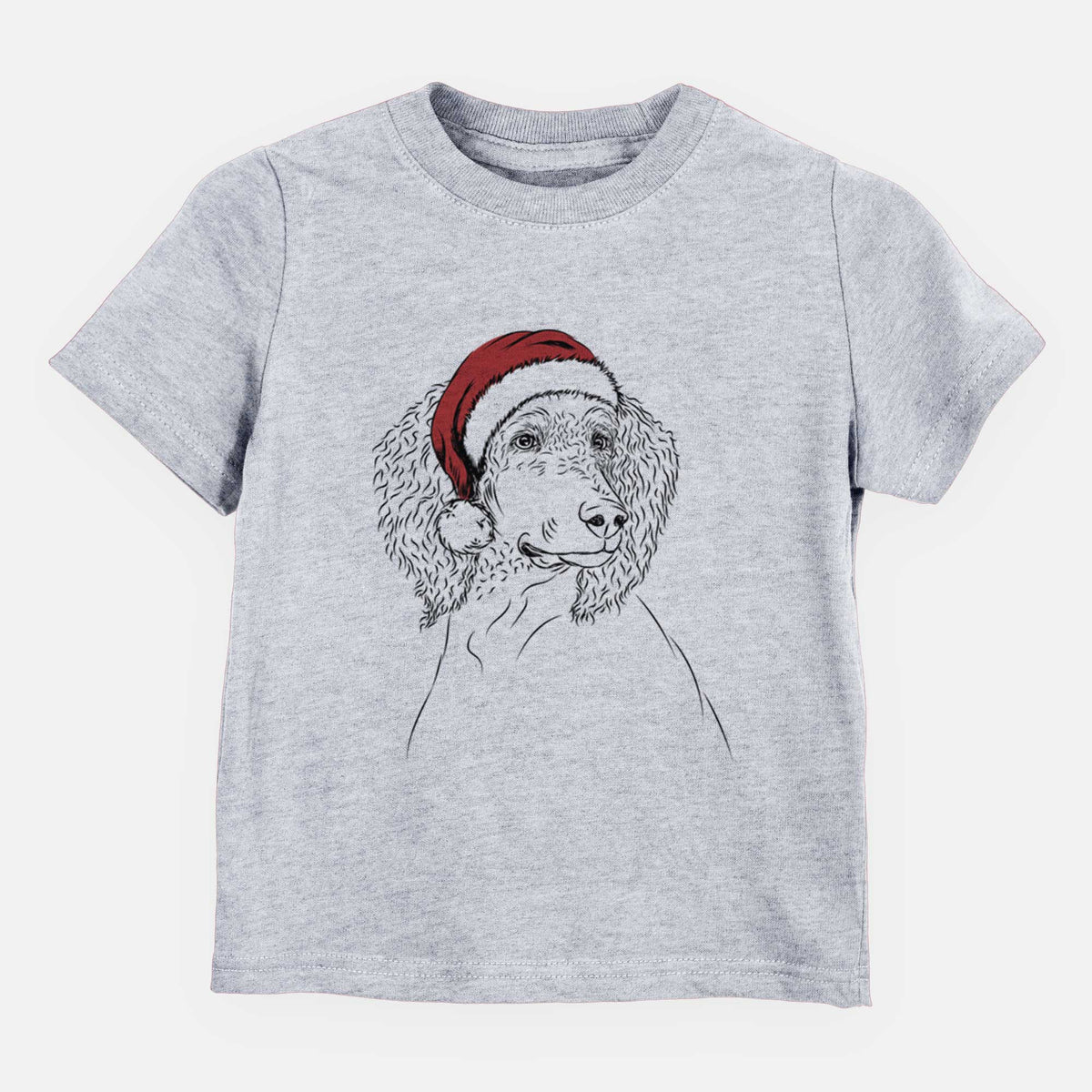 Santa Leo the Poodle - Kids/Youth/Toddler Shirt