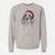 Santa Liam the English Pointer - Unisex Pigment Dyed Crew Sweatshirt