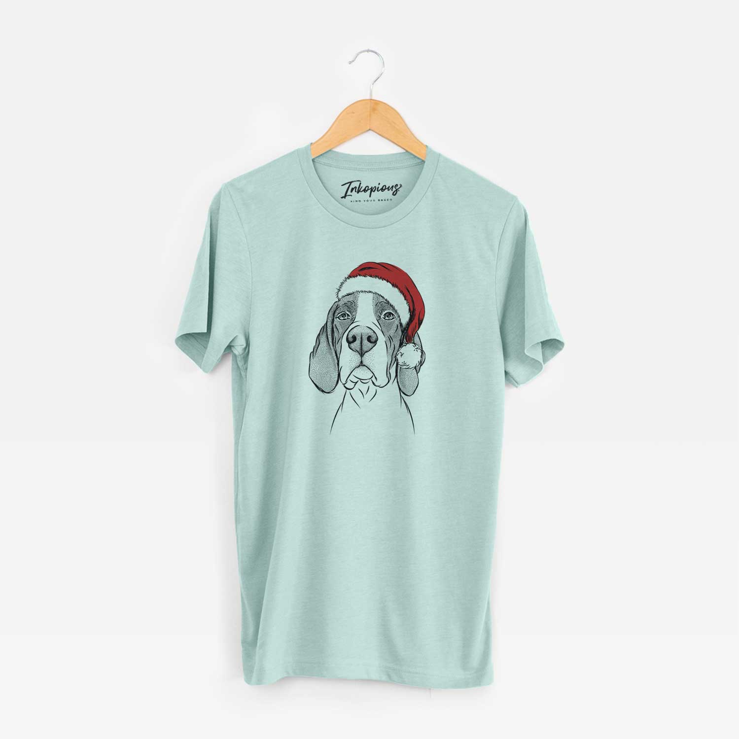Santa Liam the English Pointer - Unisex Crewneck