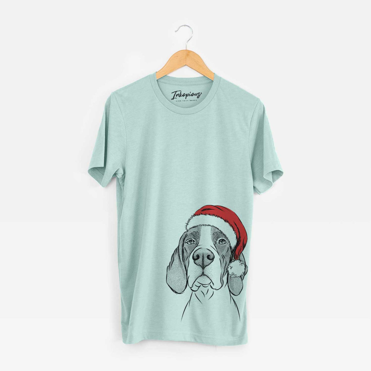 Santa Liam the English Pointer - Unisex Crewneck