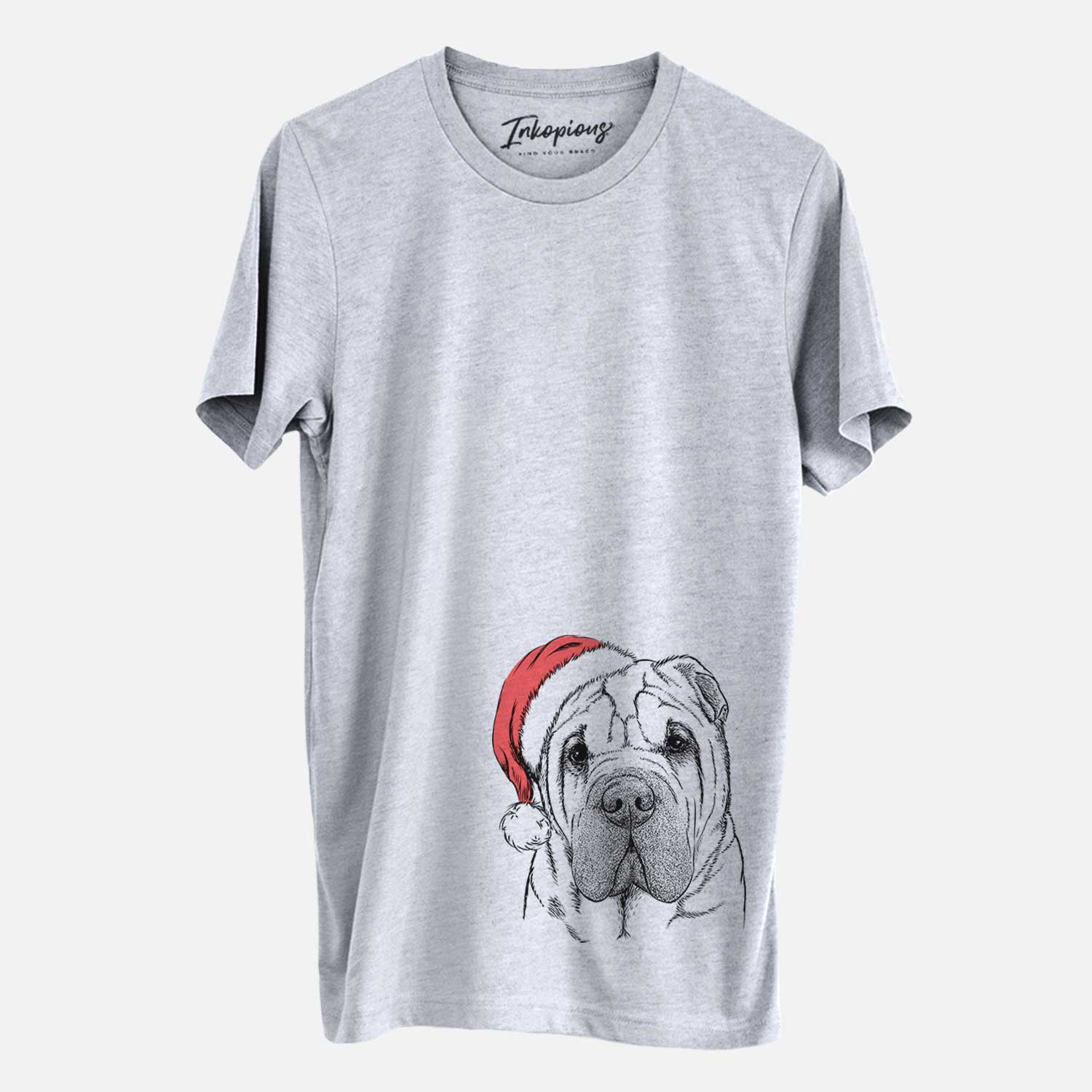 Santa Lilly the Shar Pei - Unisex Crewneck