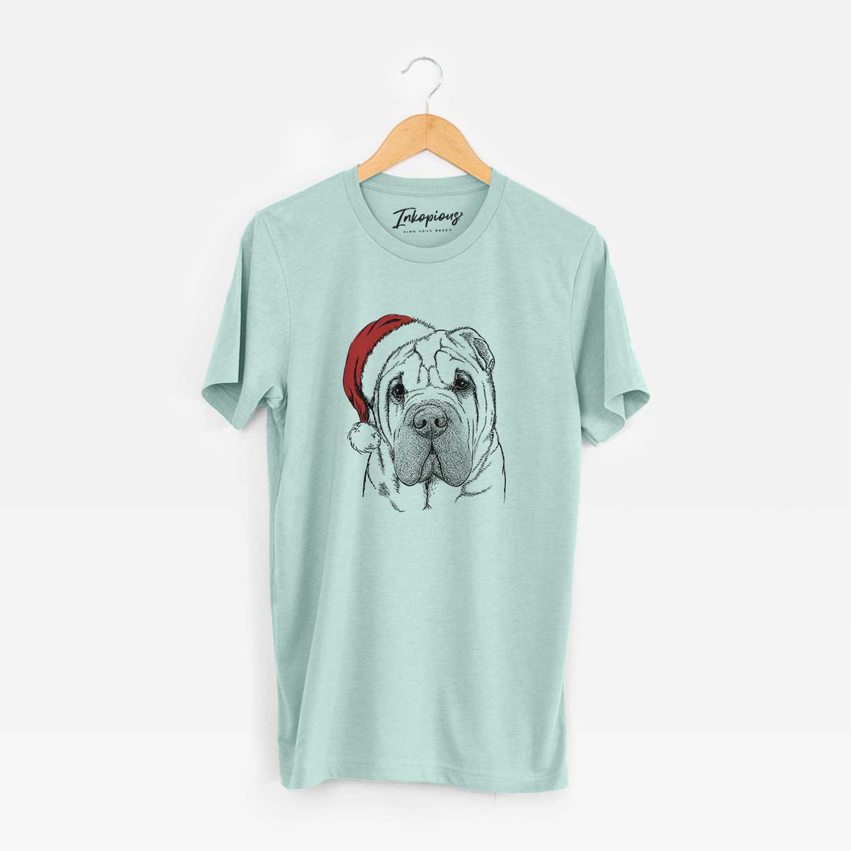 Santa Lilly the Shar Pei - Unisex Crewneck