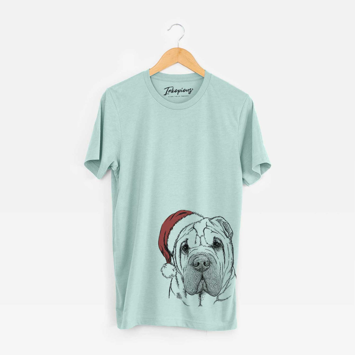 Santa Lilly the Shar Pei - Unisex Crewneck