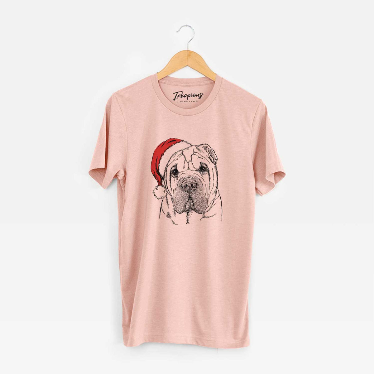 Santa Lilly the Shar Pei - Unisex Crewneck