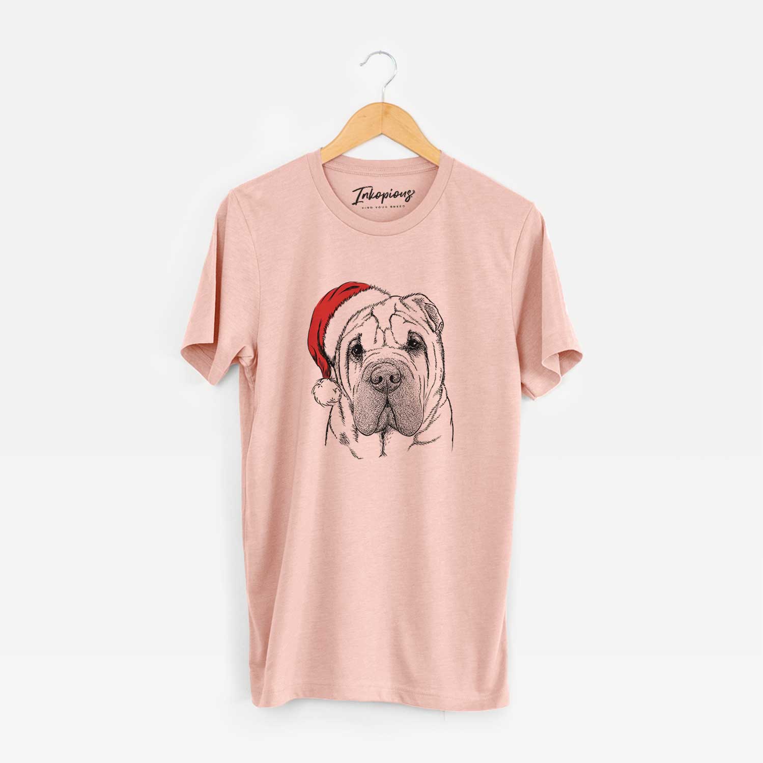 Santa Lilly the Shar Pei - Unisex Crewneck