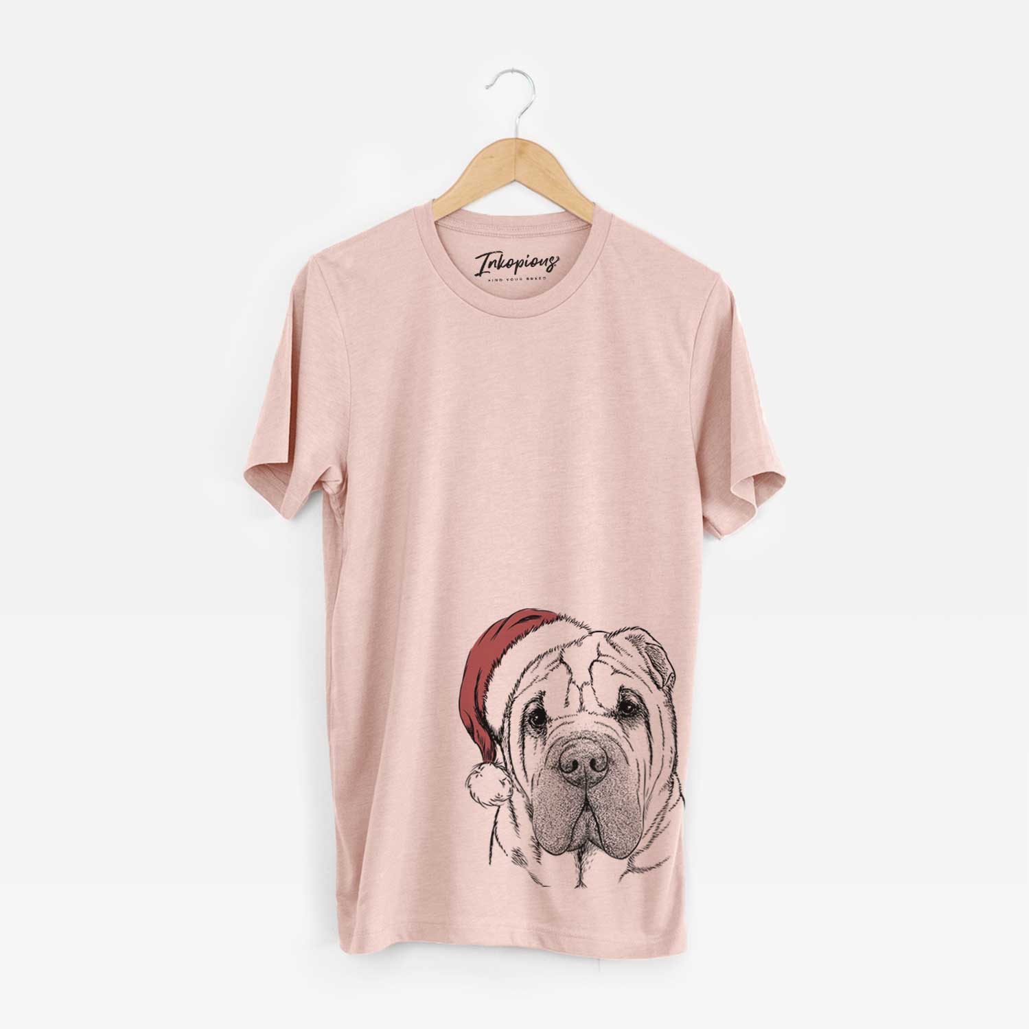 Santa Lilly the Shar Pei - Unisex Crewneck