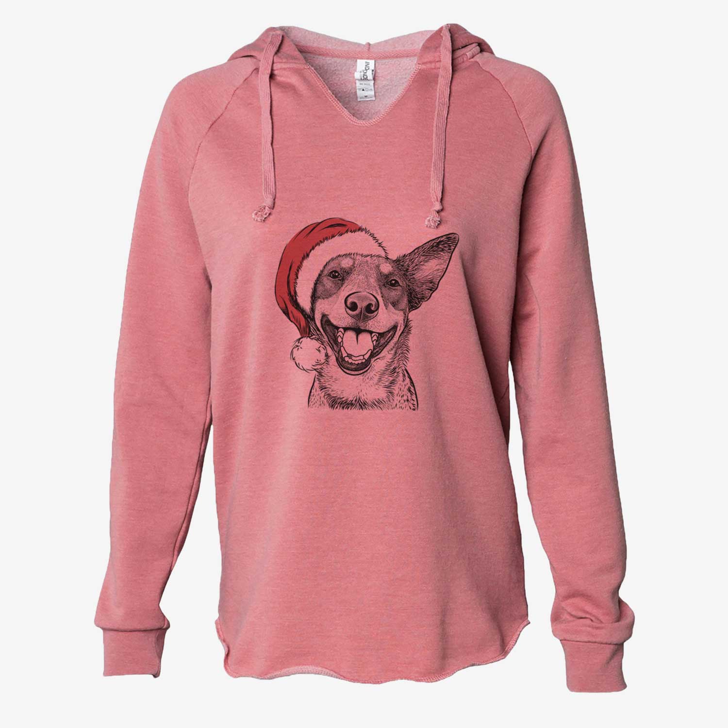 Lily the Australian Cattle Dog - Cali Wave Hooded Sweatshirt