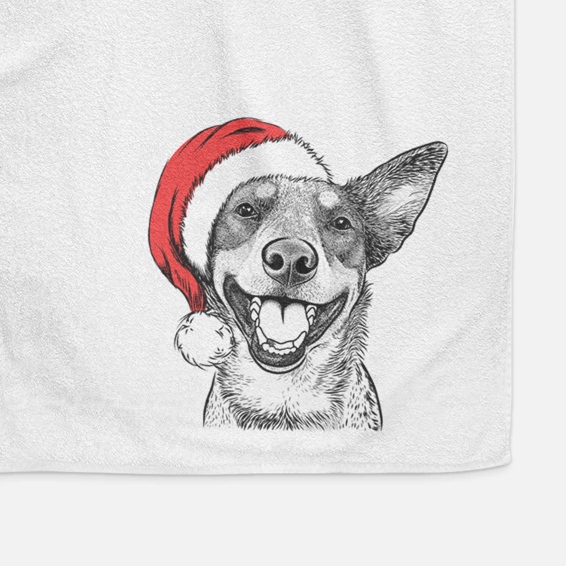 Lily the Australian Cattle Dog Decorative Hand Towel