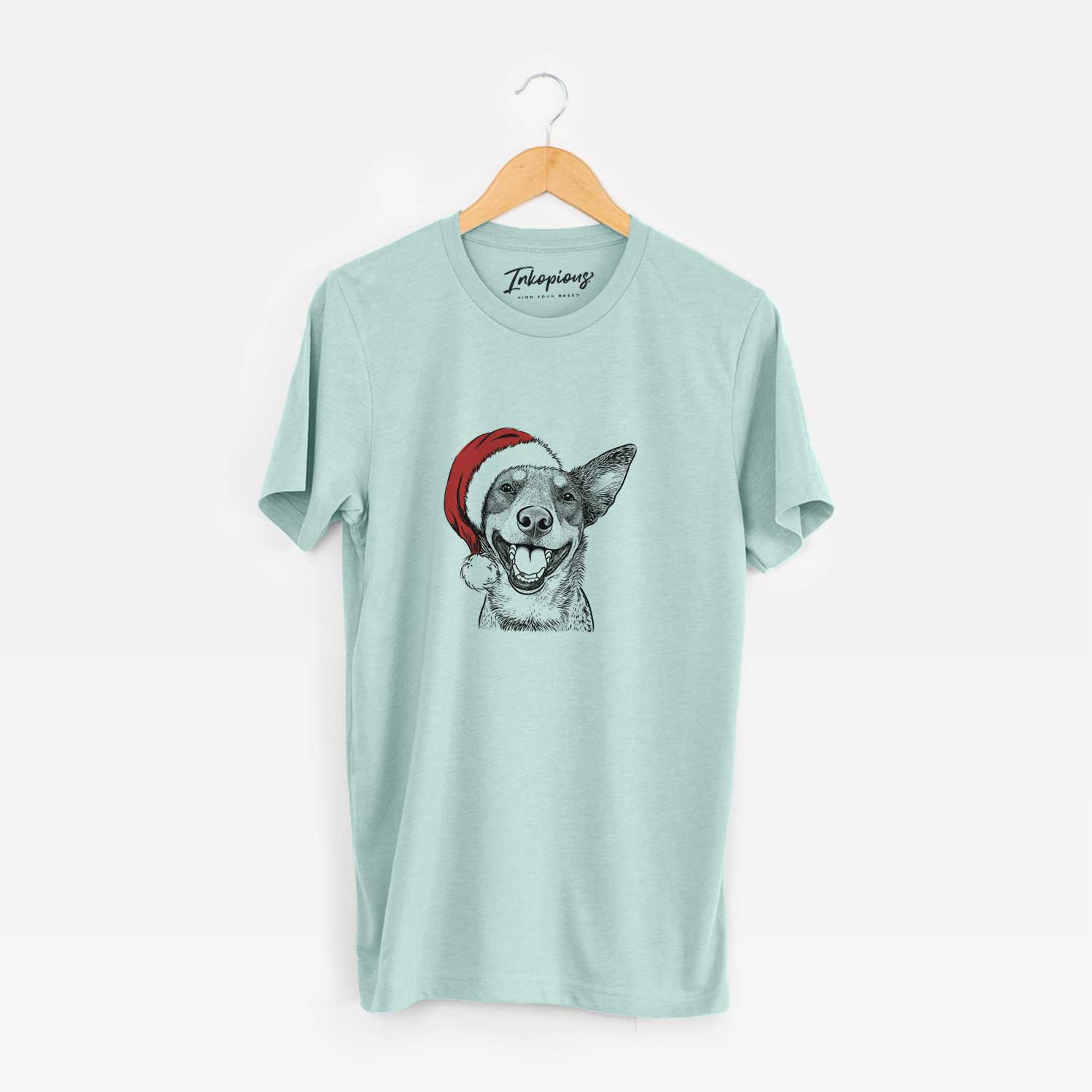 Santa Lily the Australian Cattle Dog - Unisex Crewneck