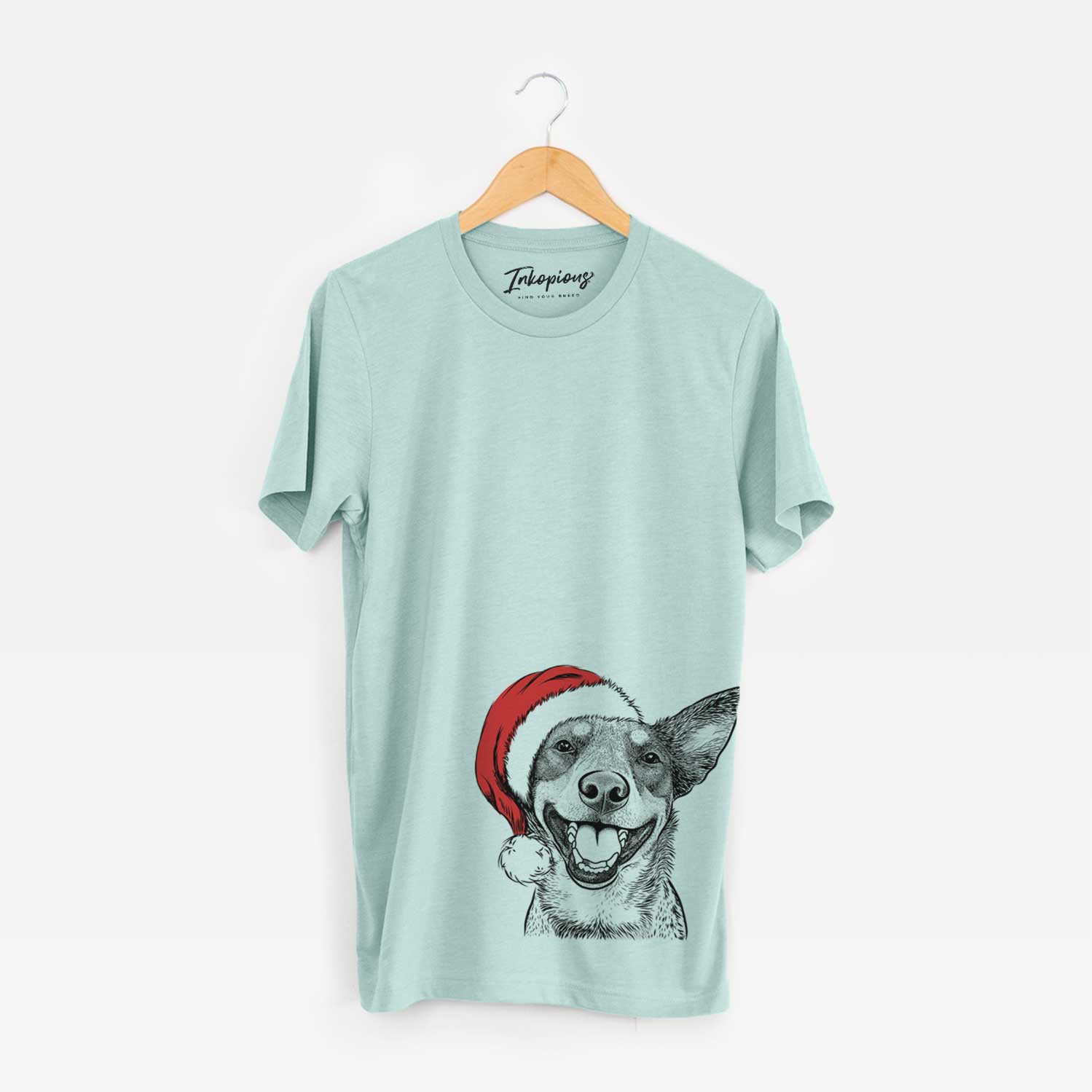 Santa Lily the Australian Cattle Dog - Unisex Crewneck