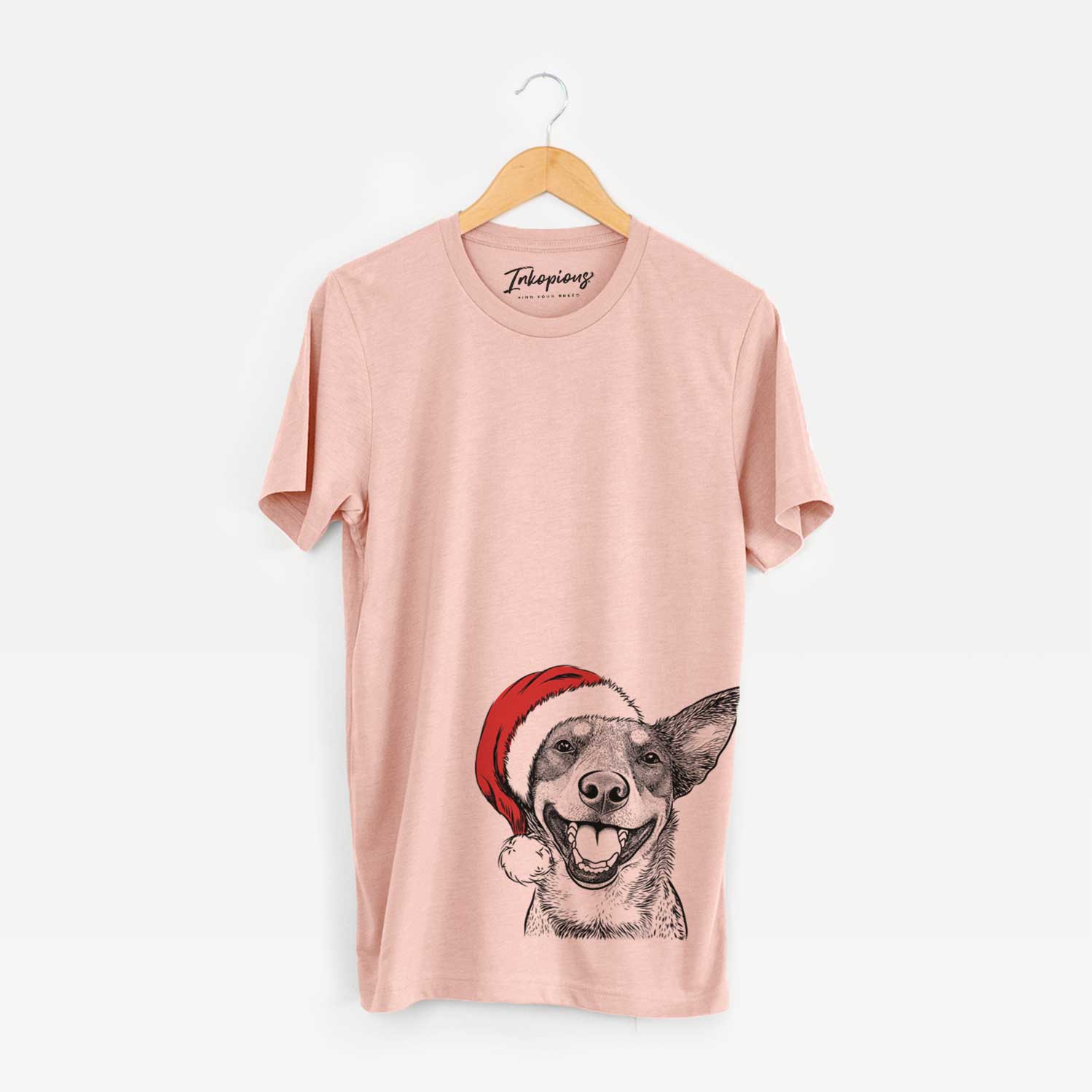 Santa Lily the Australian Cattle Dog - Unisex Crewneck