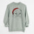 Santa Lina the Exotic Fold Cat - Unisex Pigment Dyed Crew Sweatshirt