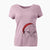 Santa Lina the Exotic Fold Cat - Women's Perfect V-neck Shirt