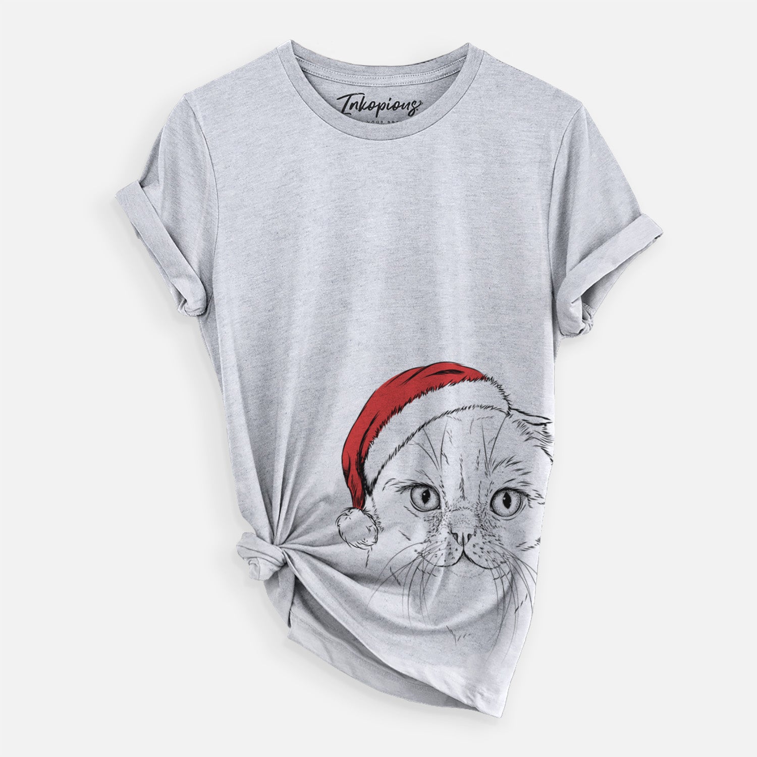 Santa Lina the Exotic Fold Cat - Unisex Crewneck