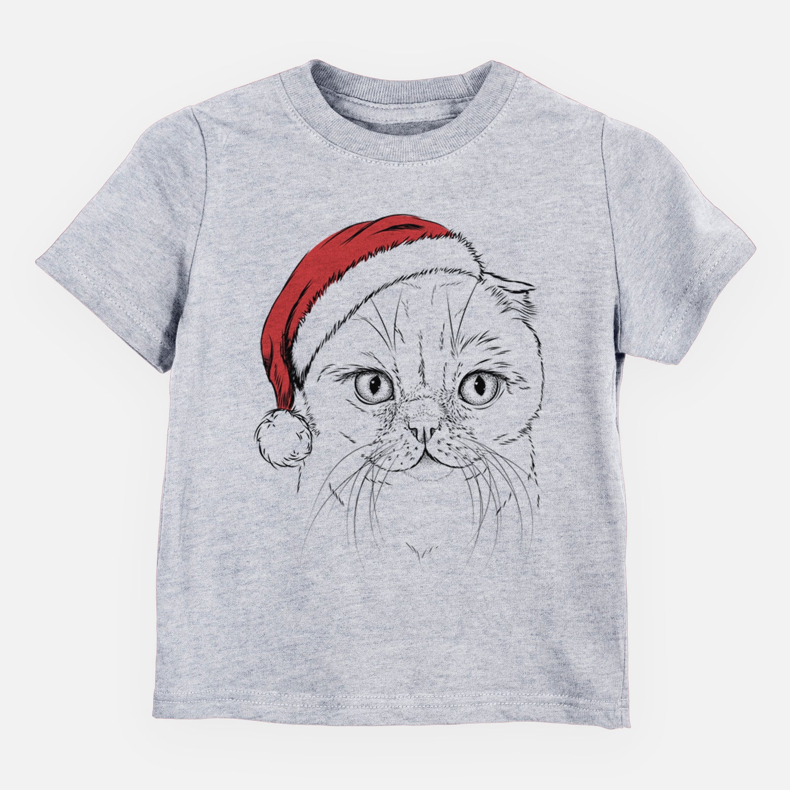 Santa Lina the Exotic Fold Cat - Kids/Youth/Toddler Shirt