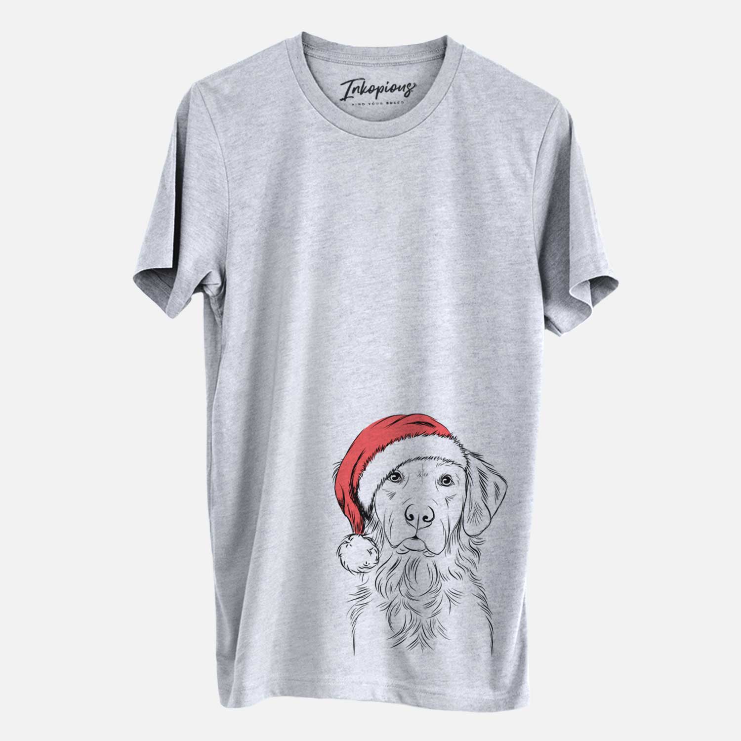 Santa Linden the Golden Retriever - Unisex Crewneck