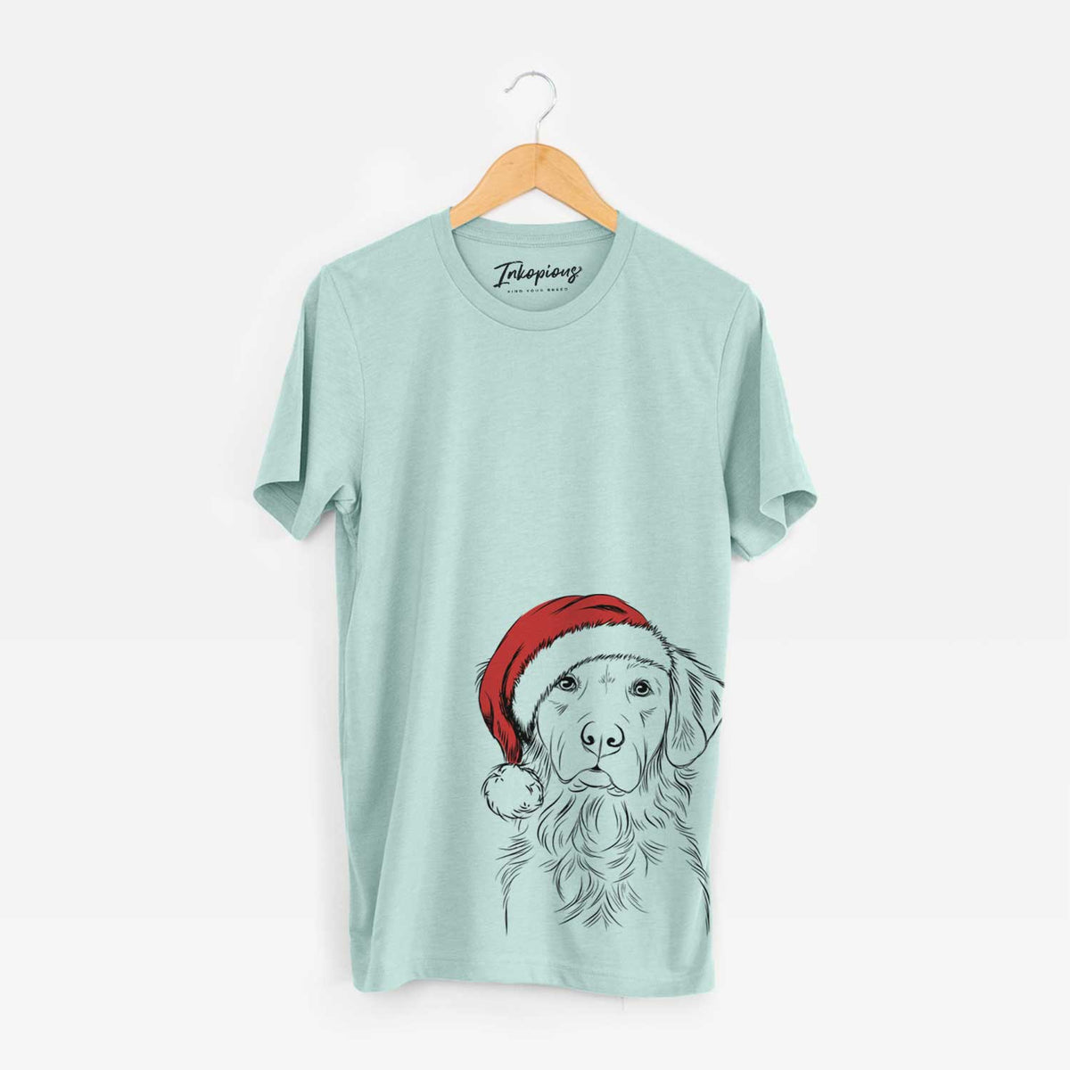 Santa Linden the Golden Retriever - Unisex Crewneck