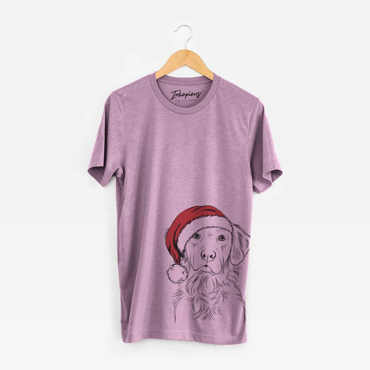 Santa Linden the Golden Retriever - Unisex Crewneck