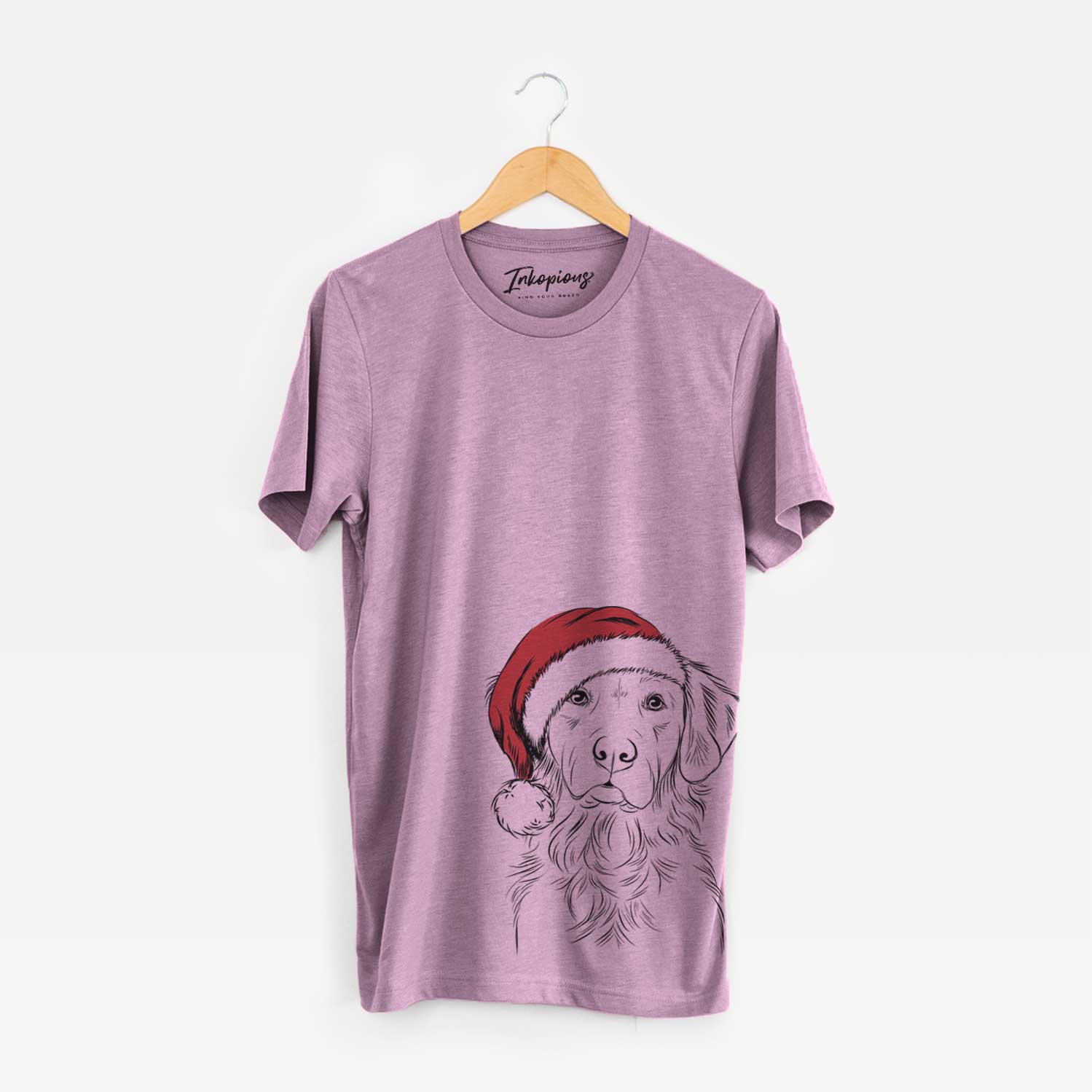 Santa Linden the Golden Retriever - Unisex Crewneck