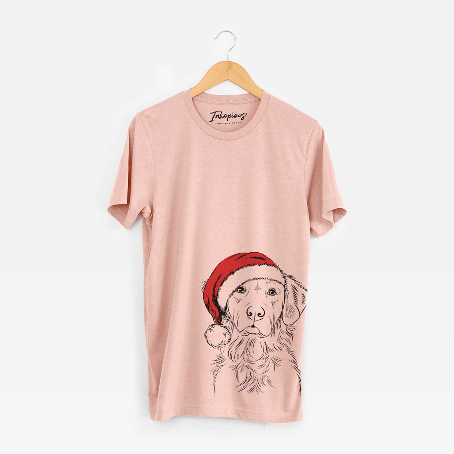 Santa Linden the Golden Retriever - Unisex Crewneck