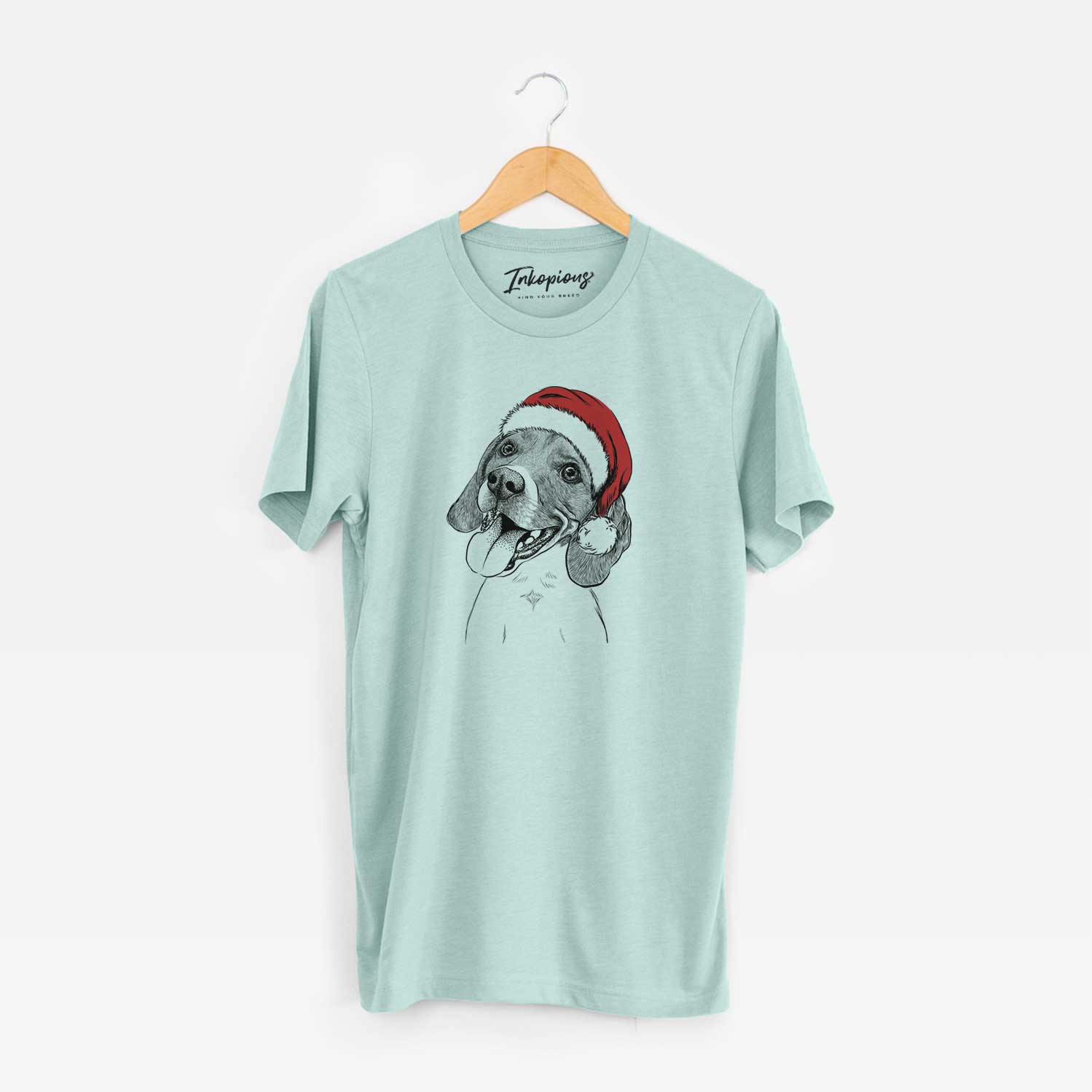 Santa Little Bandit the Beagle - Unisex Crewneck