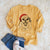 Santa Little Man the Puggle - Heavyweight 100% Cotton Long Sleeve