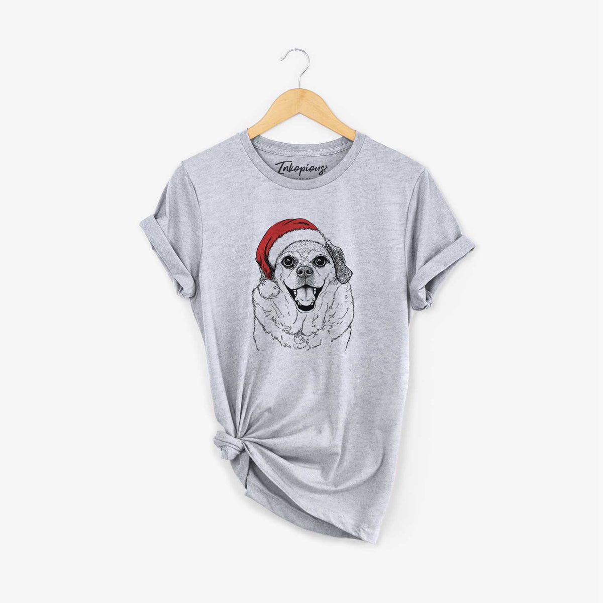 Santa Little Man the Puggle - Unisex Crewneck