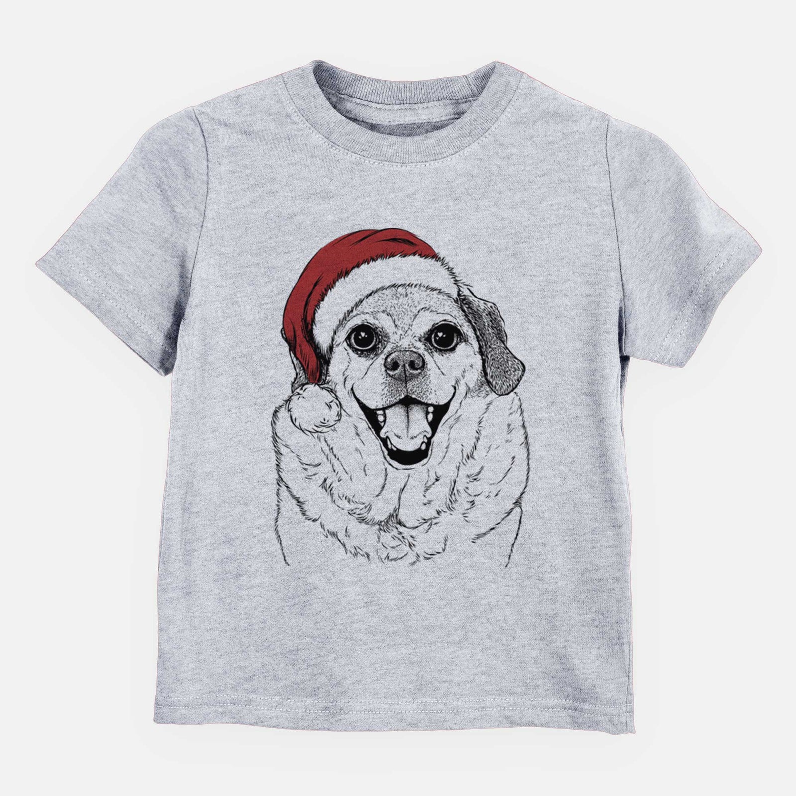 Santa Little Man the Puggle - Kids/Youth/Toddler Shirt