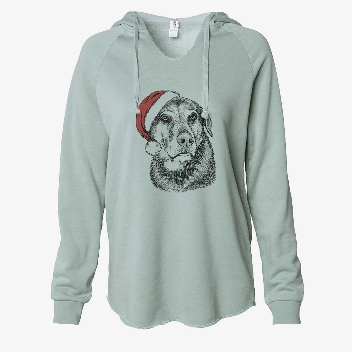 Lobo the Shepherd Mix - Cali Wave Hooded Sweatshirt