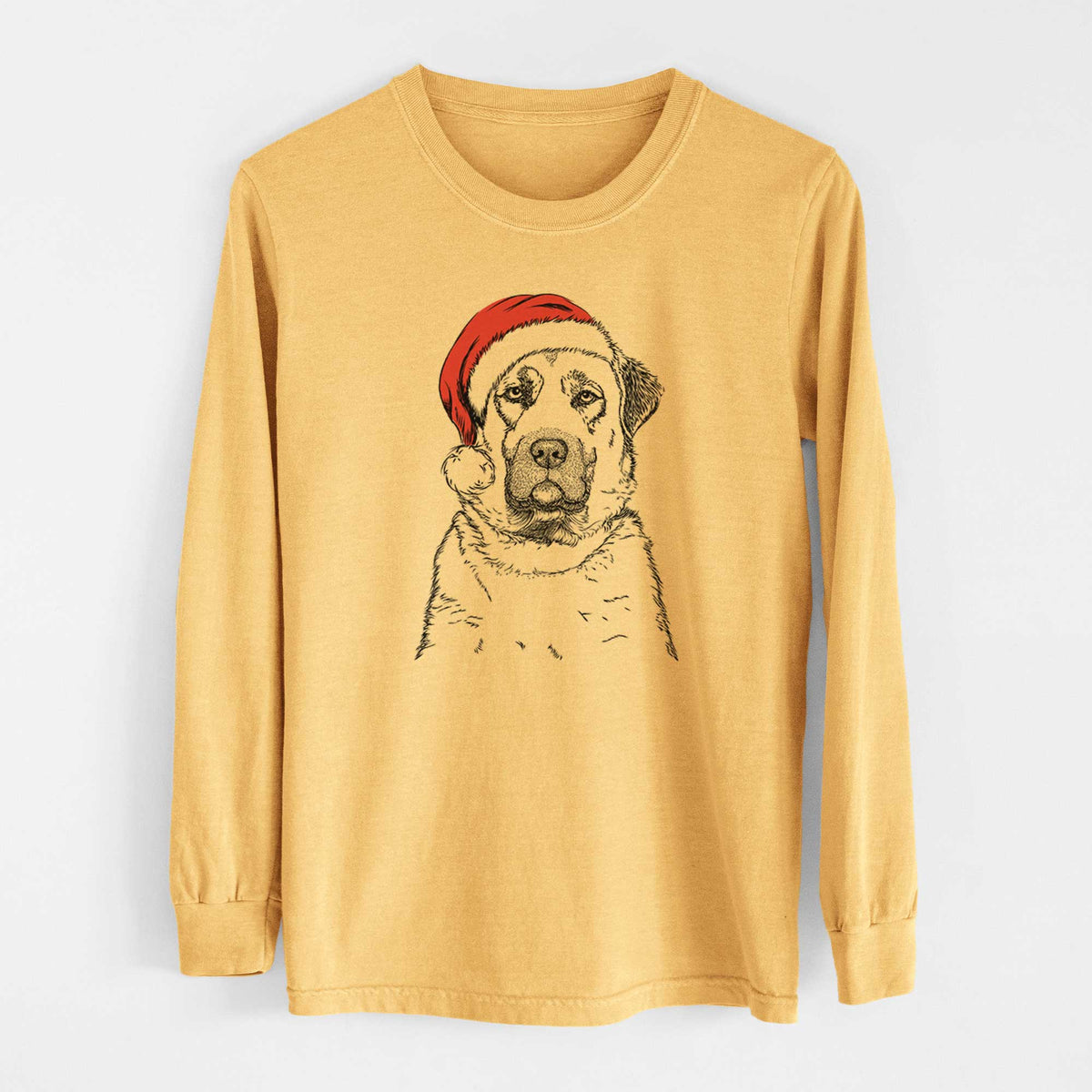 Santa Loca the Anatolian Shepherd - Heavyweight 100% Cotton Long Sleeve
