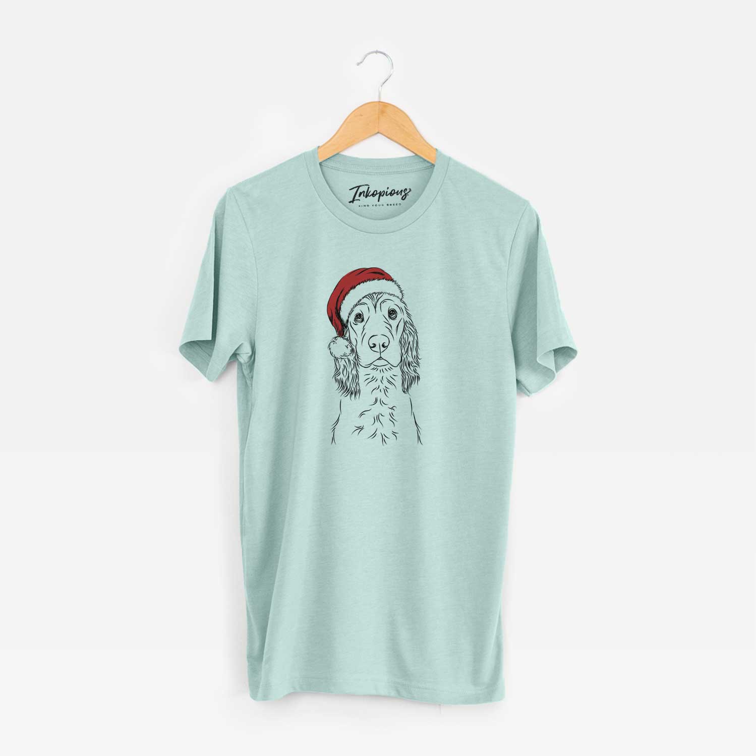 Santa Logan the Cocker Spaniel - Unisex Crewneck
